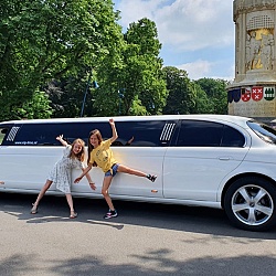 Jaguar Limousine - Wit 10