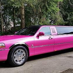 Lincoln Limousine - Roze Glitter 3