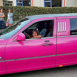 Lincoln Limousine - Roze Glitter 7